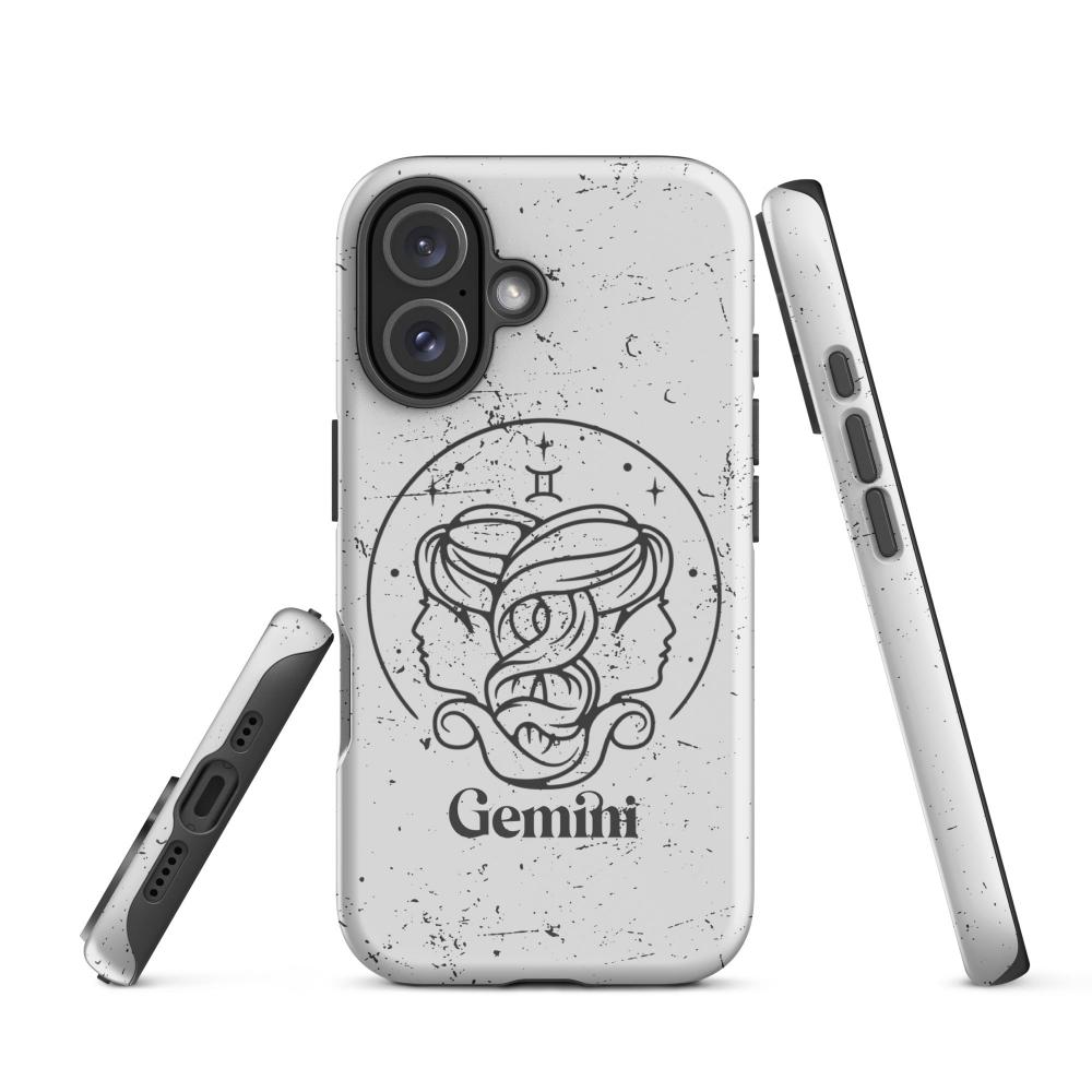 Gemini Zodiac iPhone 16 Tough Case - Matte Finish - https://ascensionemporium.net